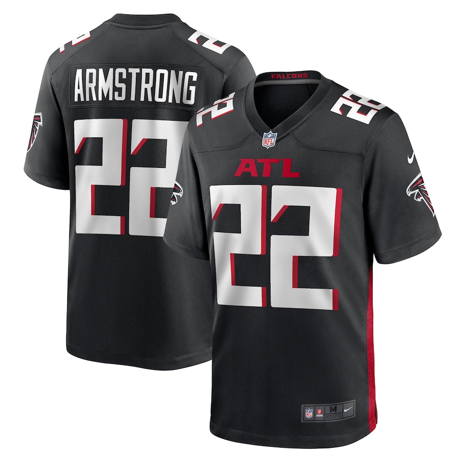 Men's Atlanta Falcons Cornell Armstrong Nike  Black Team Game Jersey - Jersey