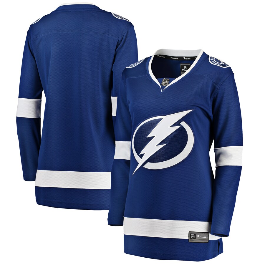 Women's Tampa Bay Lightning Fanatics Branded Blue Breakaway Home Jersey - Jersey