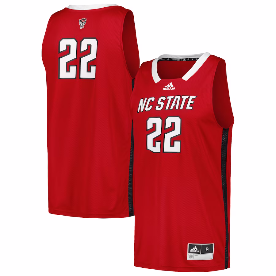 #22 NC State Wolfpack adidas Swingman Jersey - Red - Jersey