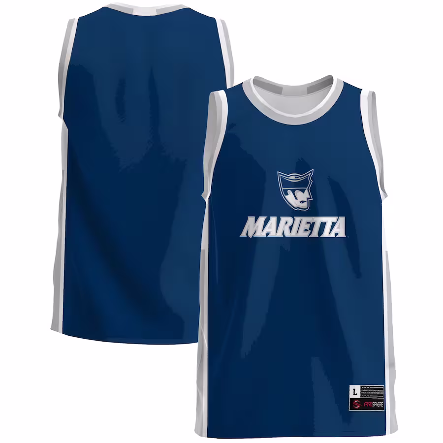 Marietta College Pioneers GameDay Greats  Lightweight Basketball Jersey - Navy - Jersey
