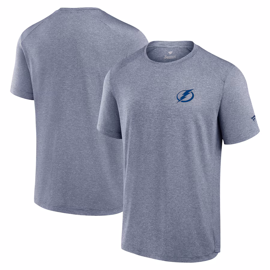 Men's Tampa Bay Lightning Fanatics Navy Front Office Tech T-Shirt - Jersey