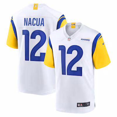 Youth Los Angeles Rams Puka Nacua Nike White Game Player Jersey - Jersey