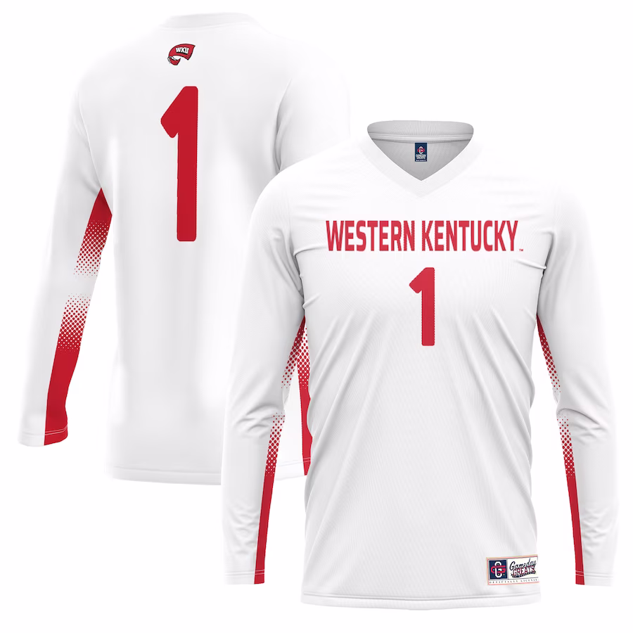 #1 Western Kentucky Hilltoppers GameDay Greats Youth Lightweight Women's Volleyball Jersey - White - Jersey