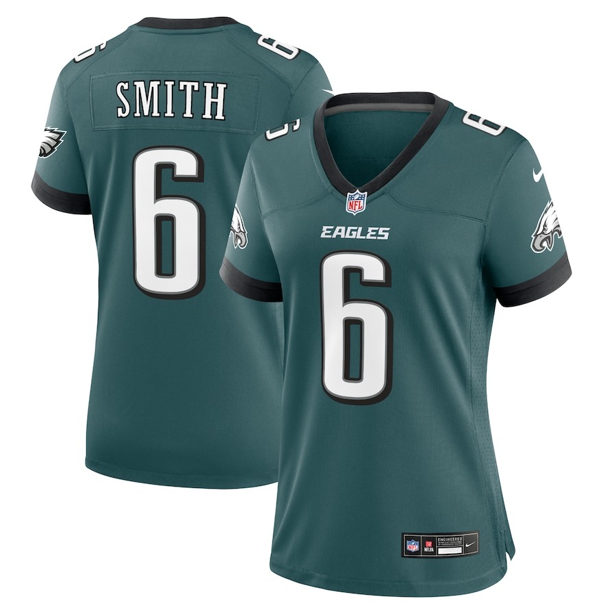 Women's Philadelphia Eagles DeVonta Smith Nike Midnight Green Team Game Jersey - Jersey