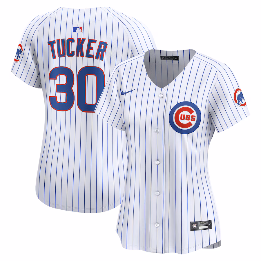 Women's Chicago Cubs Kyle Tucker Nike White Home Limited Player Jersey - Jersey