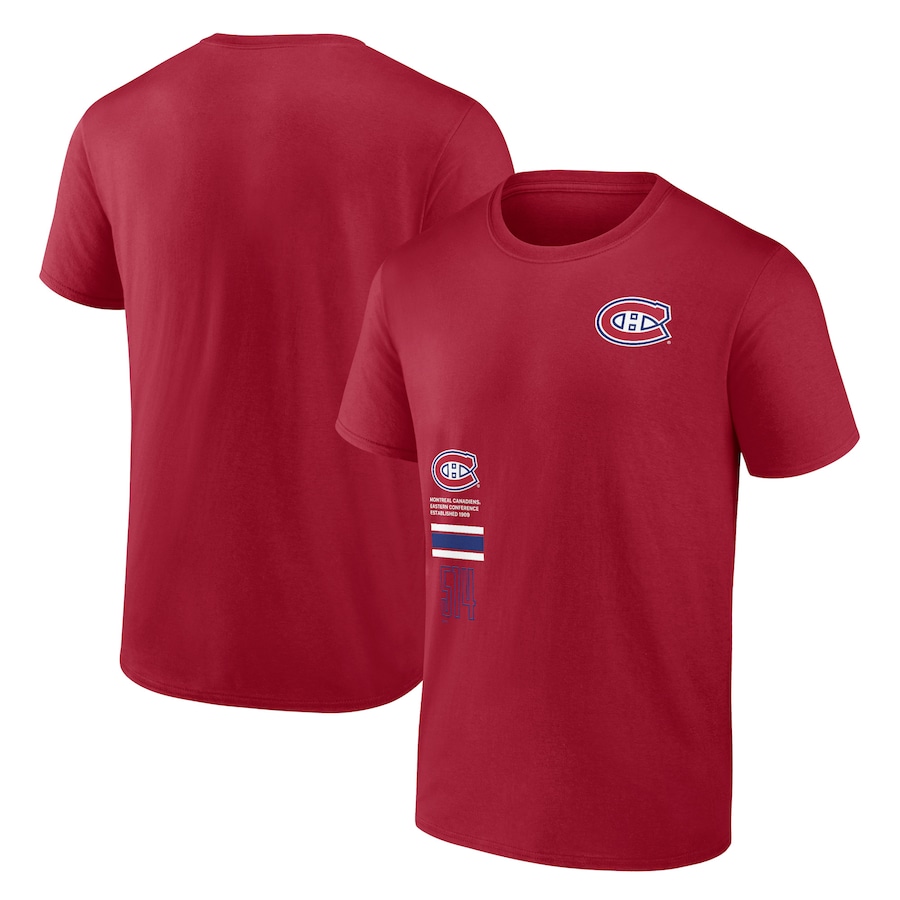 Men's Montreal Canadiens Fanatics Red Represent T-Shirt - Jersey