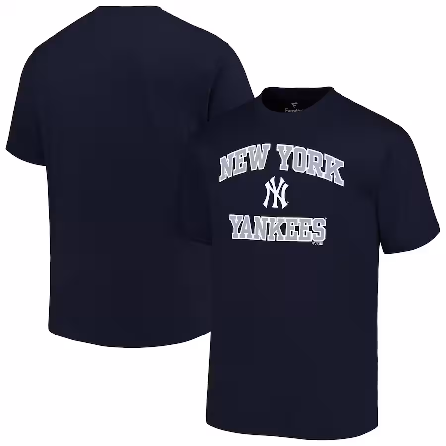 Men's New York Yankees Profile Navy Big & Tall Heart & Soul T-Shirt - Jersey