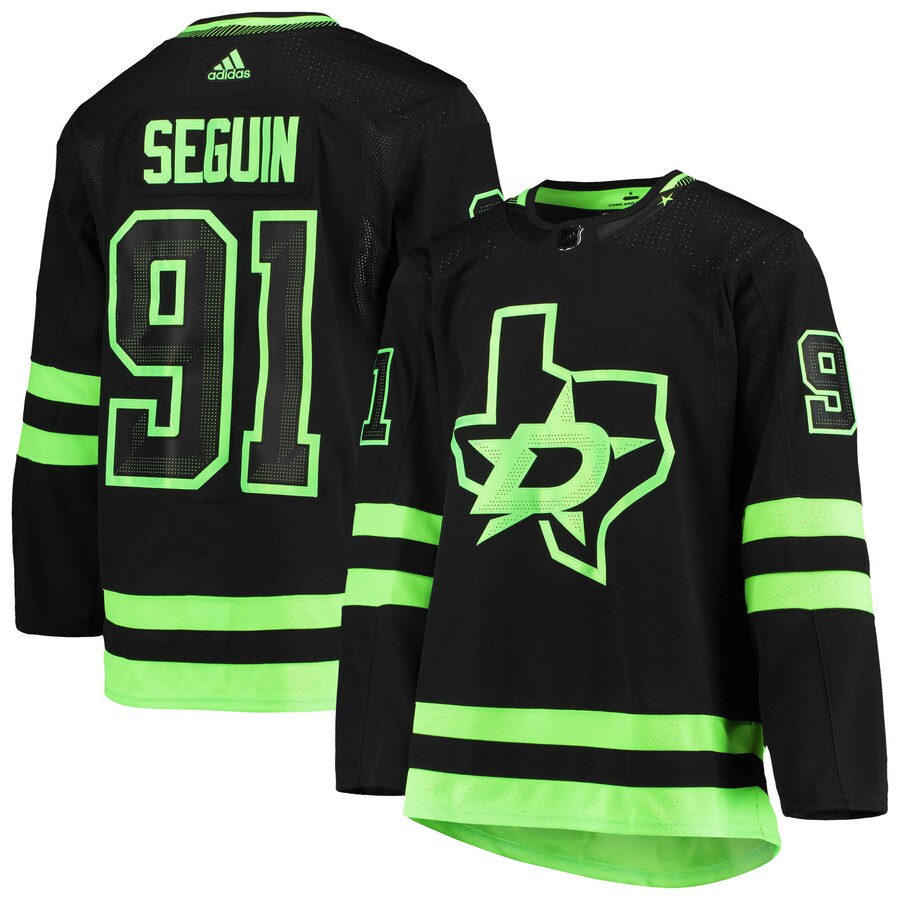 Men's Dallas Stars Tyler Seguin adidas Black Alternate Primegreen Authentic Pro Player Jersey - Jersey