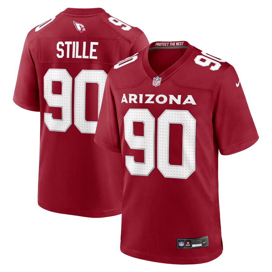 Men's Arizona Cardinals Ben Stille Nike  Cardinal Team Game Jersey - Jersey