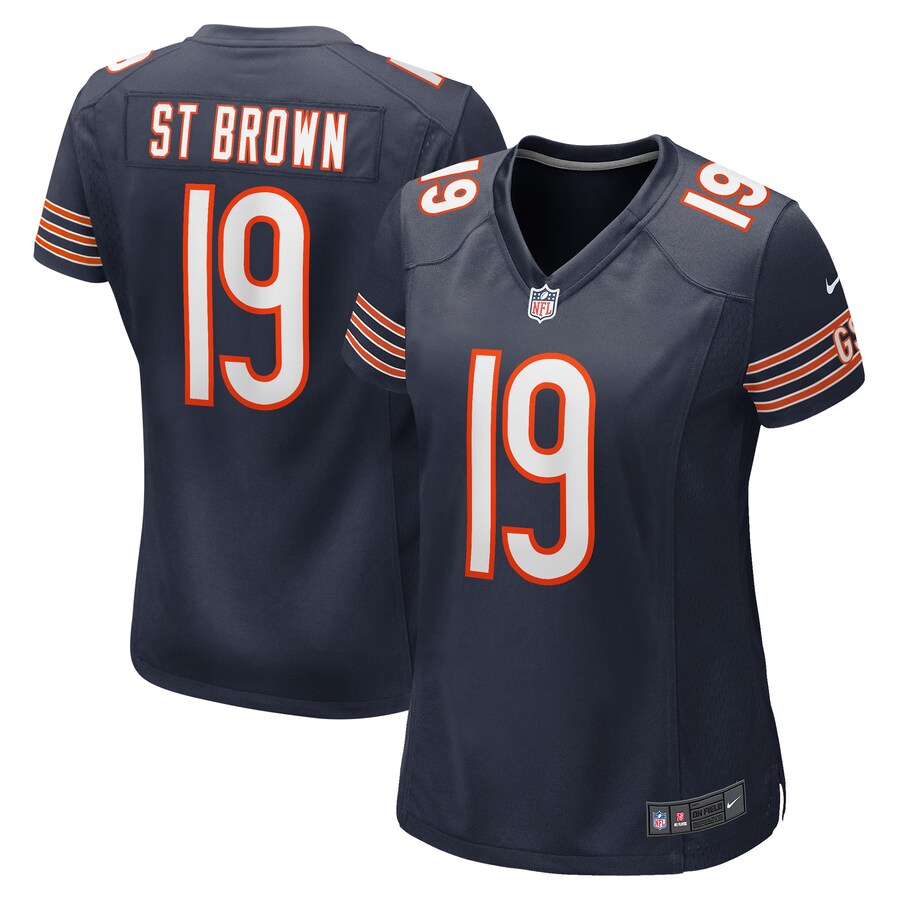 Women's Chicago Bears Equanimeous St. Brown Nike Navy Game Player Jersey - Jersey