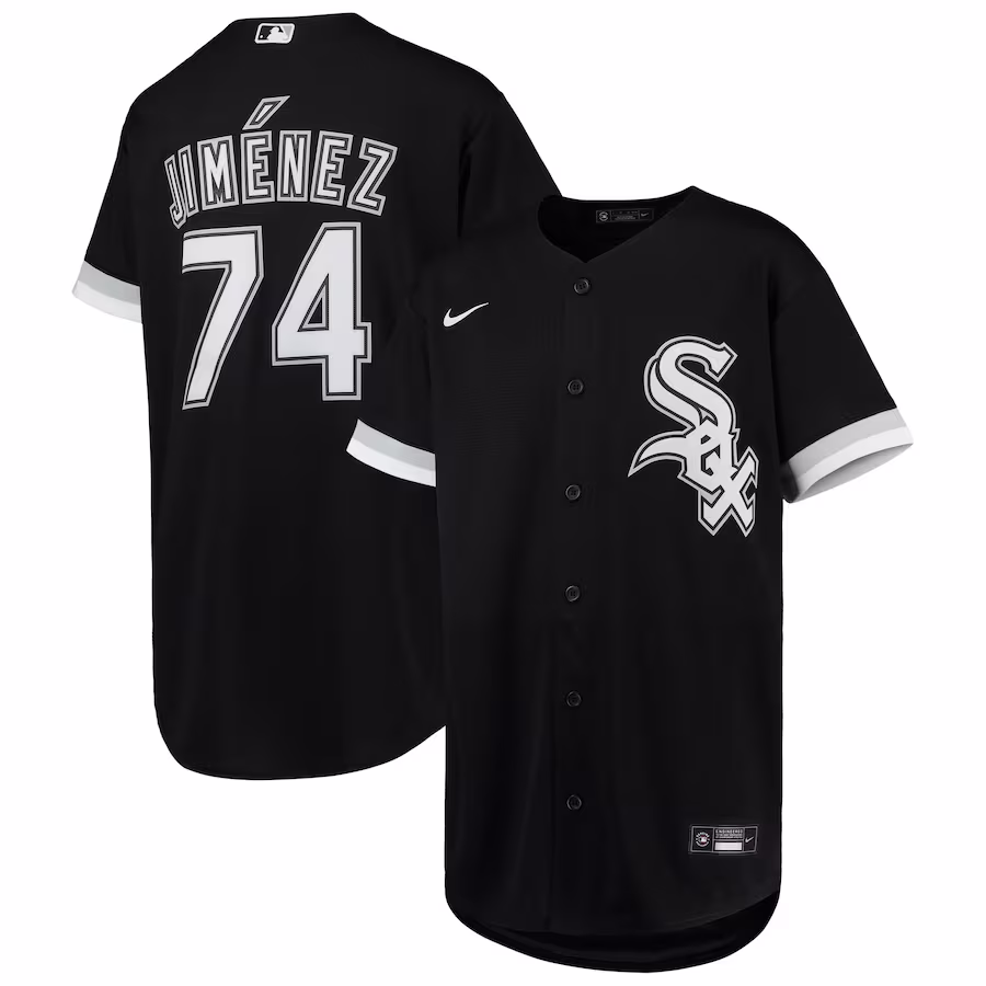 Youth Chicago White Sox Eloy Jimenez Nike Black Alternate Replica Player Jersey - Jersey