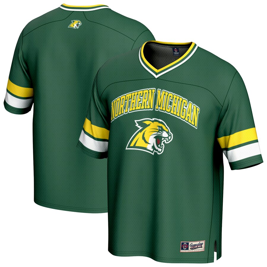 Unisex GameDay Greats Green Northern Michigan Wildcats Spirit Football Jersey - Jersey