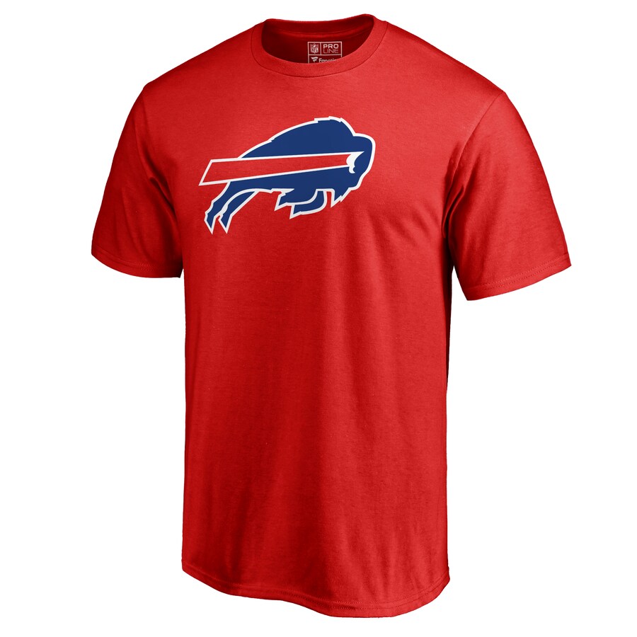 Men's Buffalo Bills Red Primary Logo T-Shirt - Jersey