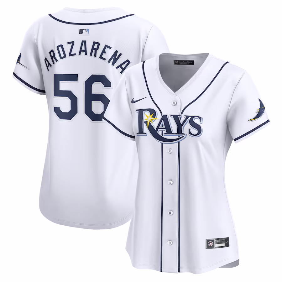 Women's Tampa Bay Rays Randy Arozarena Nike White Home Limited Player Jersey - Jersey