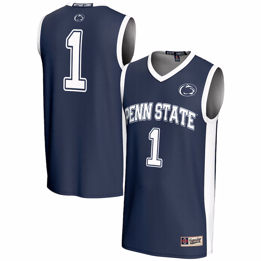 Male GameDay Greats #1  Navy Penn State Nittany Lions  Lightweight Basketball Jersey - Jersey