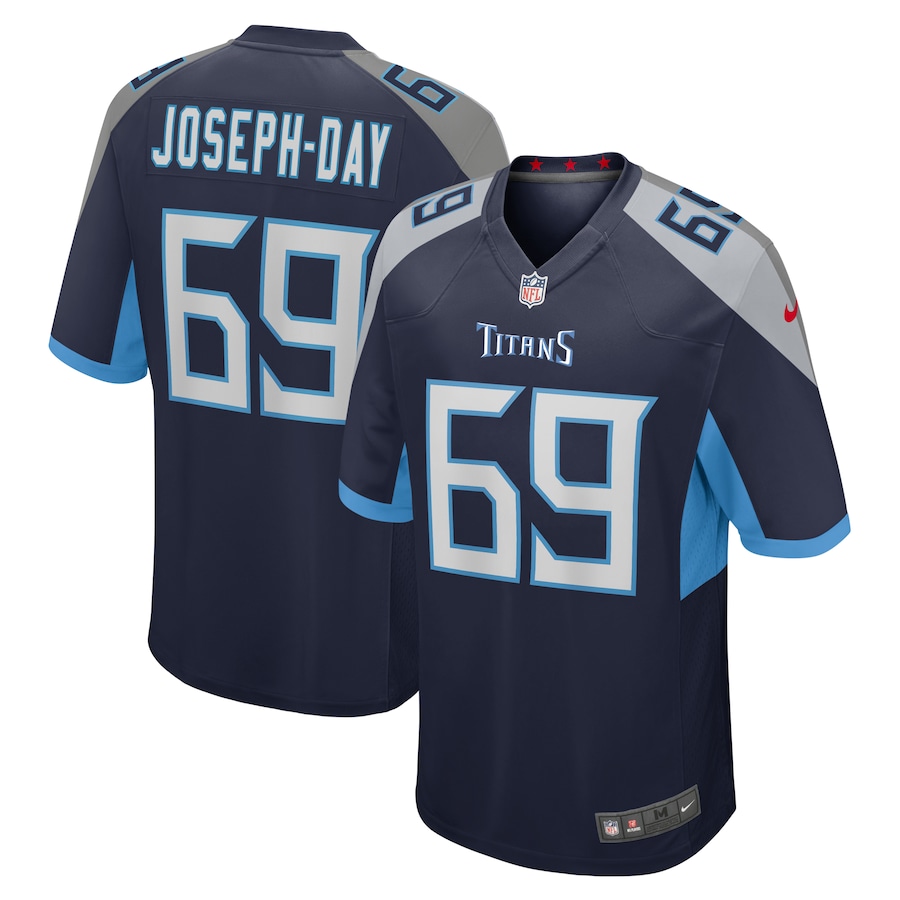 Men's Tennessee Titans Sebastian Joseph-Day Nike Navy Game Jersey - Jersey