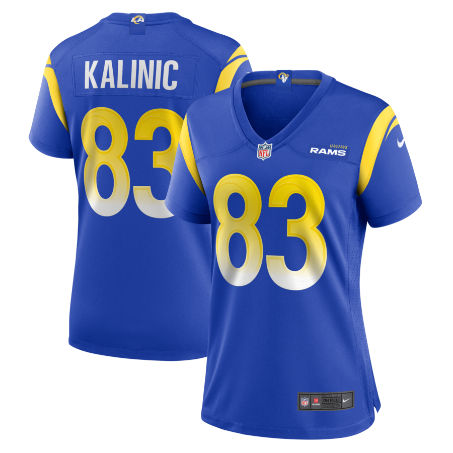 Women's Los Angeles Rams Nikola Kalinic Nike Royal  Game Jersey - Jersey