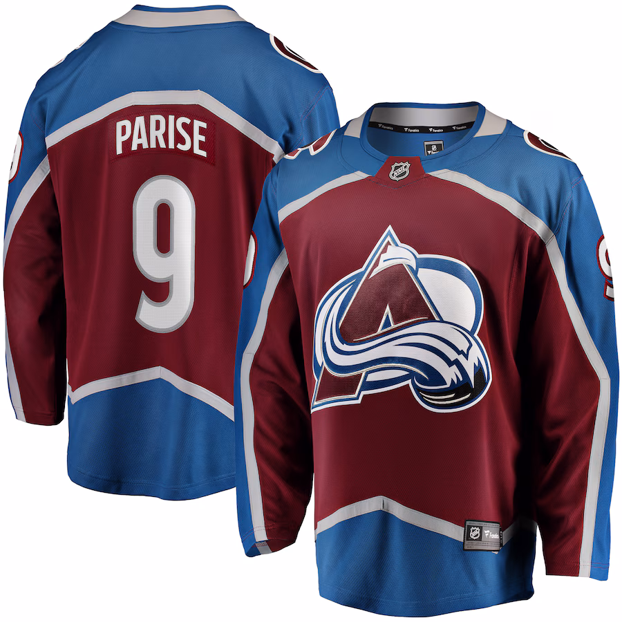 Men's Colorado Avalanche Zach Parise Fanatics Maroon Home Premier Breakaway Player Jersey - Jersey