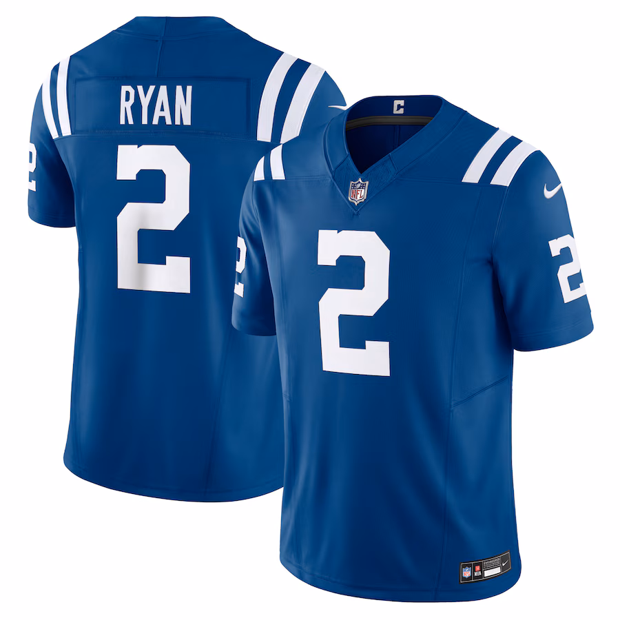 Men's Indianapolis Colts Matt Ryan Nike Royal Vapor F.U.S.E. Limited Jersey - Jersey