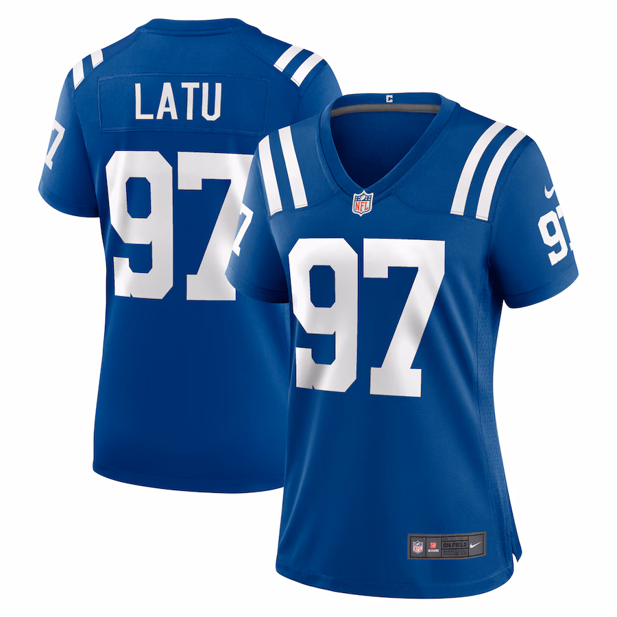 Women's Indianapolis Colts Laiatu Latu Nike  Royal Game Jersey - Jersey
