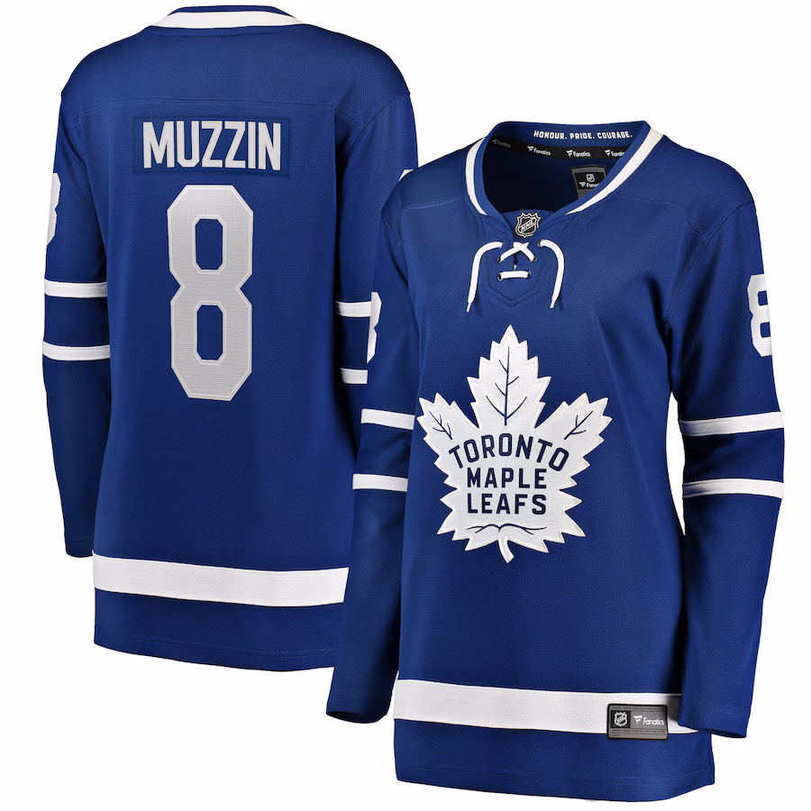 Women's Toronto Maple Leafs Jake Muzzin Fanatics Blue Home Breakaway Player Jersey - Jersey