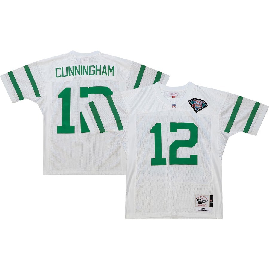 Men's Philadelphia Eagles 1994 Randall Cunningham Mitchell & Ness White Authentic Throwback Retired Player Jersey - Jersey