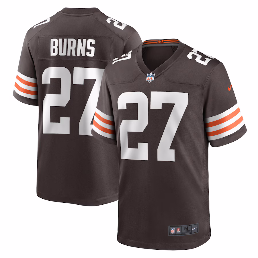 Men's Cleveland Browns Lorenzo Burns Nike  Brown Team Game Jersey - Jersey