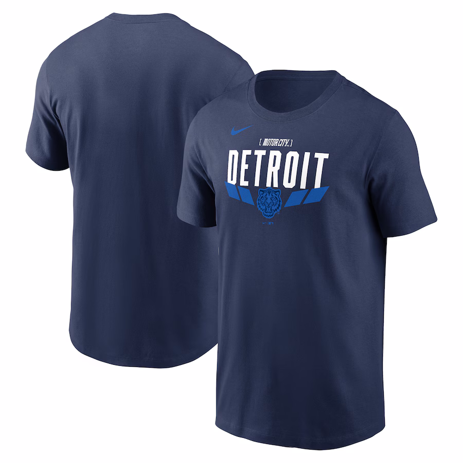 Men's Detroit Tigers Nike Navy 2024 City Connect Graphic T-Shirt - Jersey