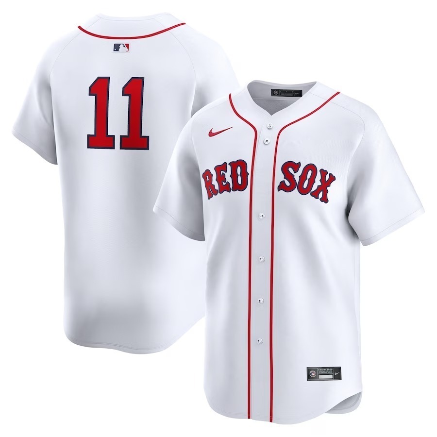 Men's Boston Red Sox Rafael Devers Nike White Home Limited Player Jersey - Jersey