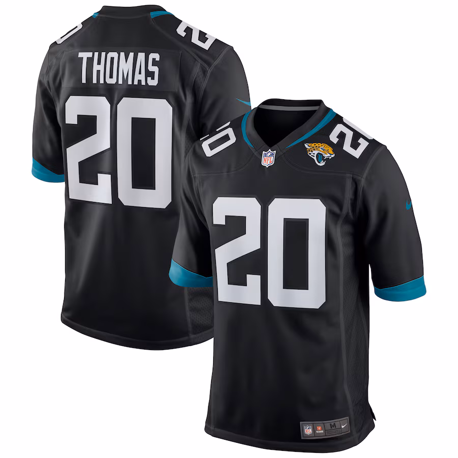 Men's Jacksonville Jaguars Daniel Thomas Nike Black Game Jersey - Jersey