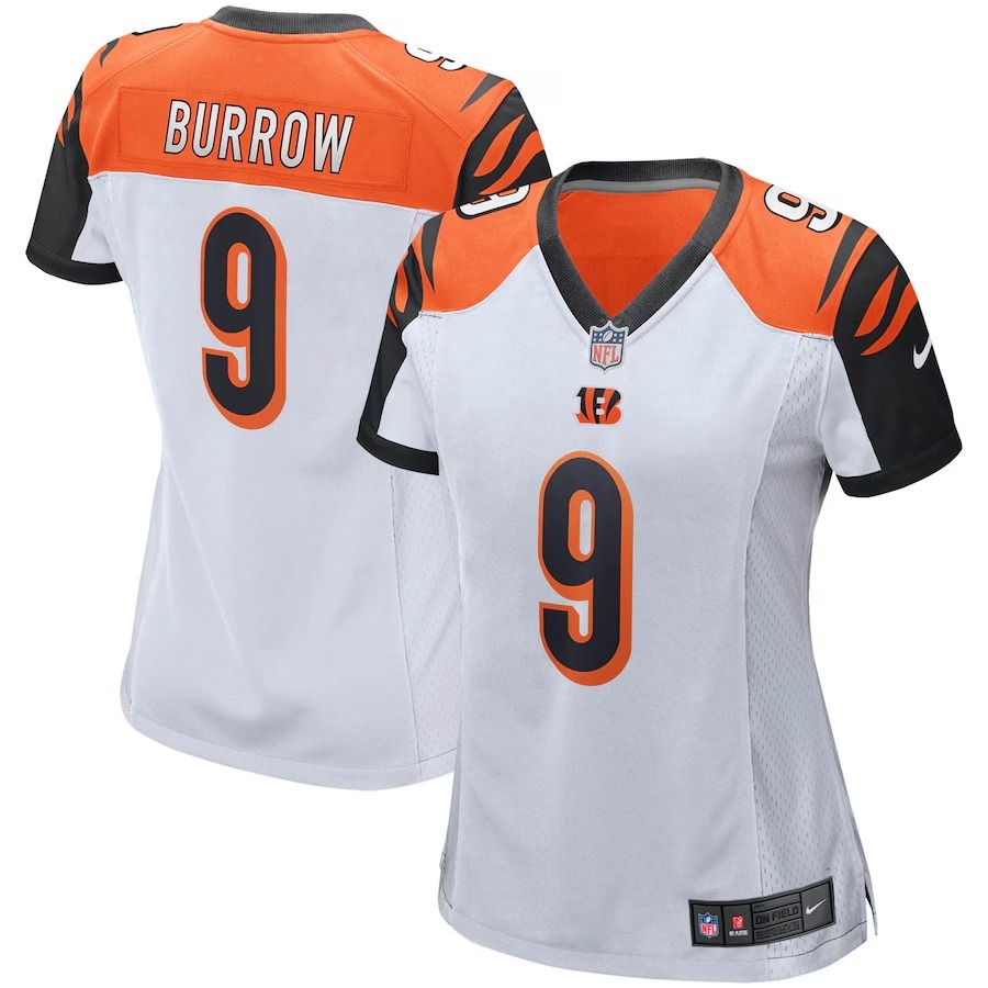 Women's Cincinnati Bengals Joe Burrow Nike White Player Game Jersey - Jersey