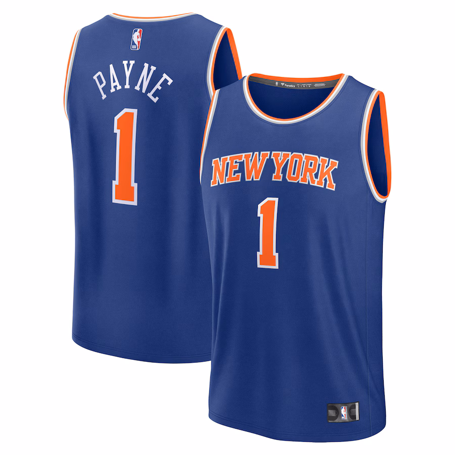 Men's New York Knicks Cameron Payne Fanatics Blue Fast Break Replica Player Jersey - Icon Edition - Jersey