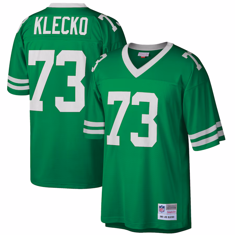 Men's New York Jets Joe Klecko Mitchell & Ness Green Retired Player Legacy Replica Jersey - Jersey