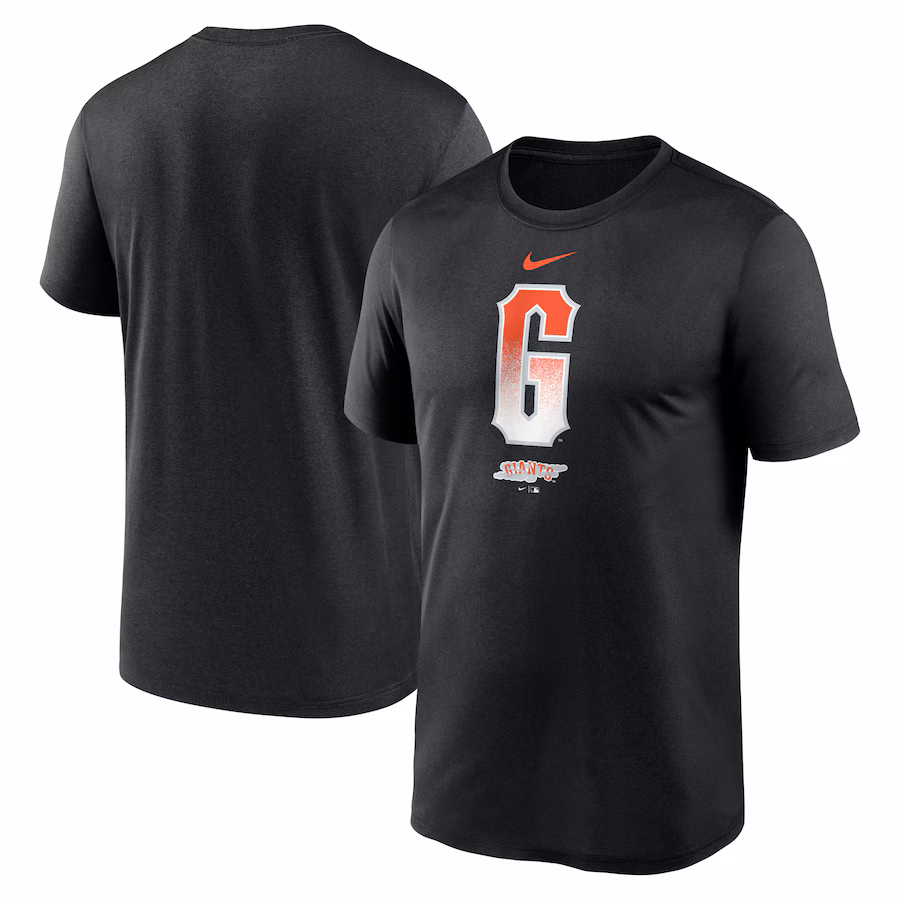 Men's San Francisco Giants Nike Black City Connect Logo T-Shirt - Jersey
