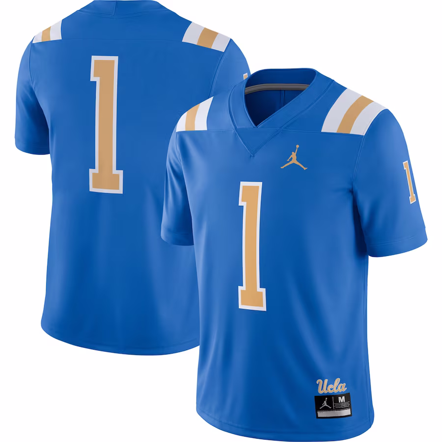 #1 UCLA Bruins Jordan Brand Game Jersey - Blue - Jersey