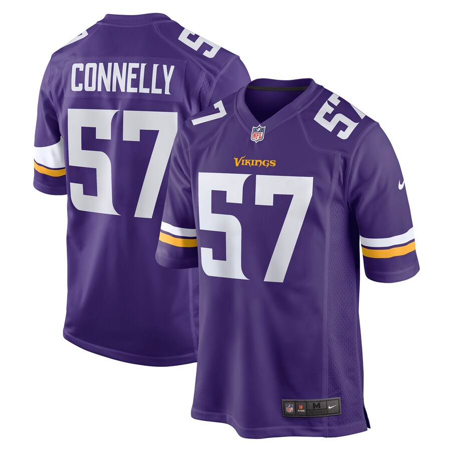 Men's Minnesota Vikings Ryan Connelly Nike Purple Game Jersey - Jersey