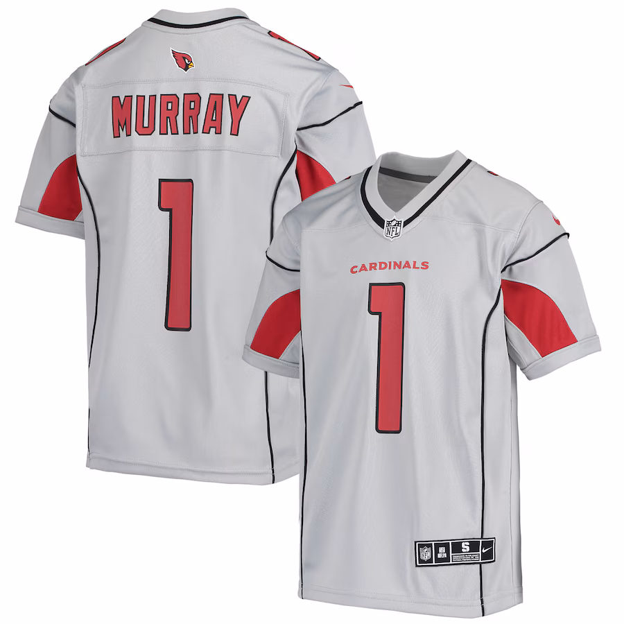 Youth Arizona Cardinals Kyler Murray Nike Silver Inverted Team Game Jersey - Jersey