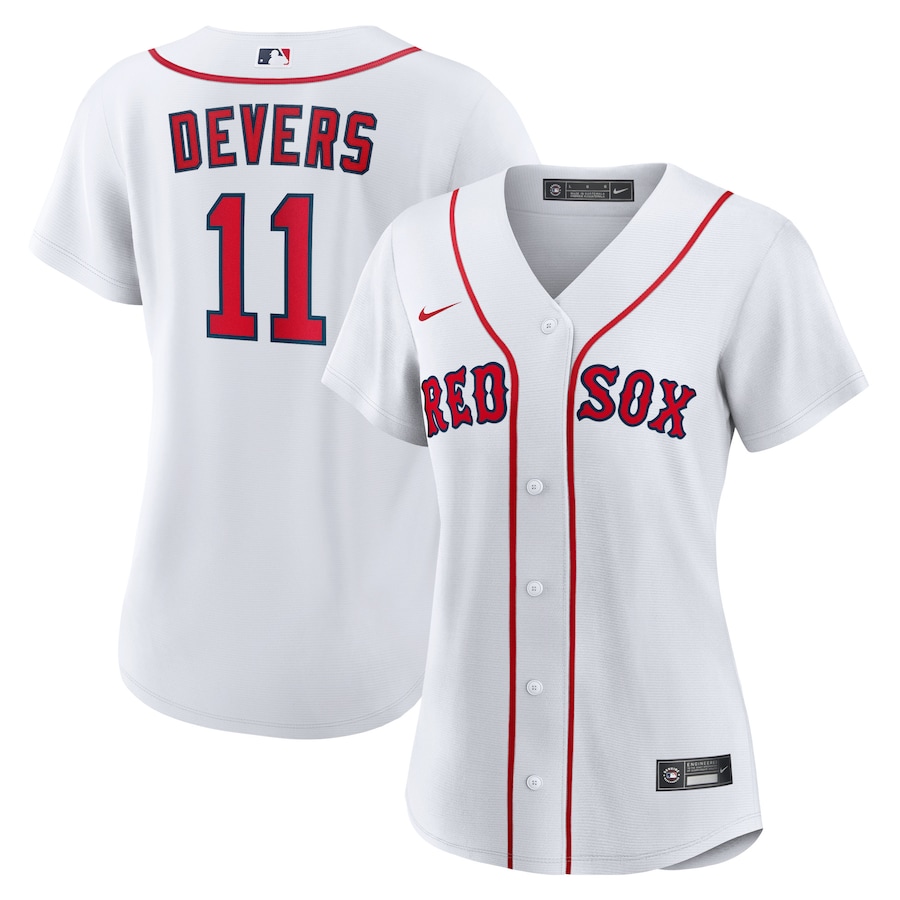 Women's Boston Red Sox Rafael Devers Nike White Home Replica Player Jersey - Jersey