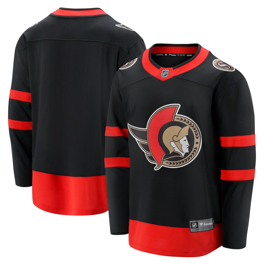 Men's Ottawa Senators Fanatics Branded Black 2020/21 Home Breakaway Jersey - Jersey