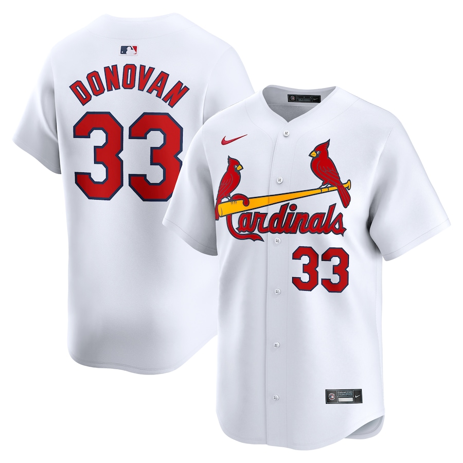 Men's St. Louis Cardinals Brendan Donovan Nike White Home Limited Player Jersey - Jersey