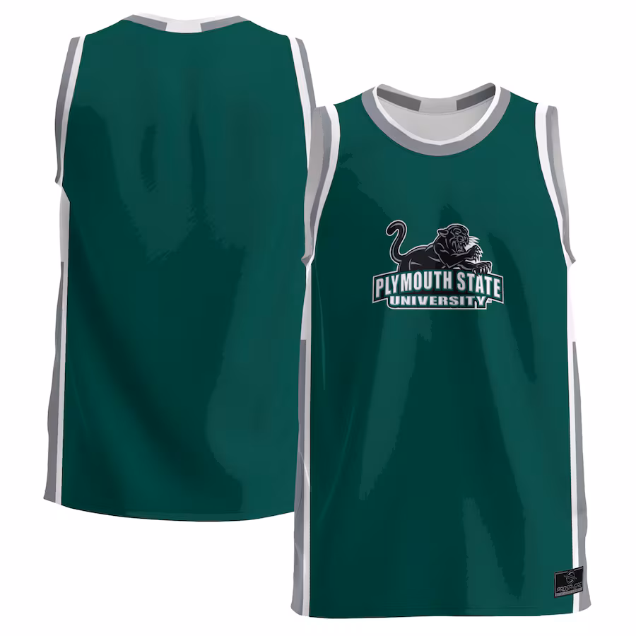 Youth ProSphere  Green Plymouth State Panthers  Basketball Jersey - Jersey