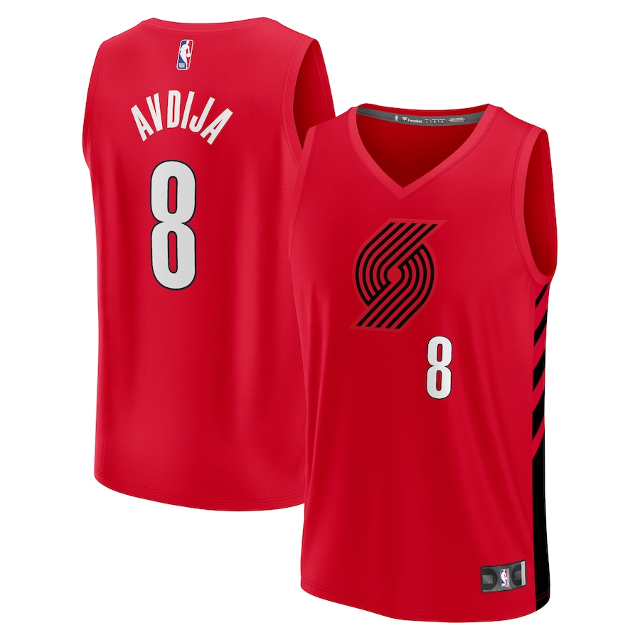 Youth Portland Trail Blazers Deni Avdija Fanatics Red Fast Break Player Jersey - Statement Edition - Jersey