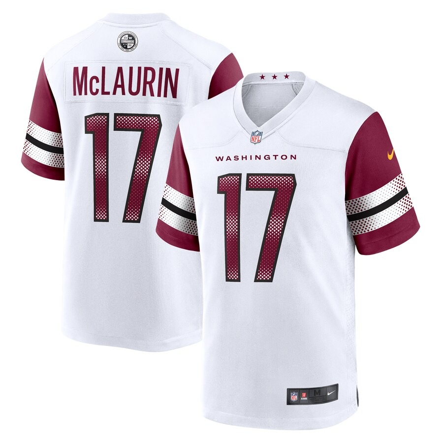 Men's Washington Commanders Terry McLaurin Nike White Game Jersey - Jersey