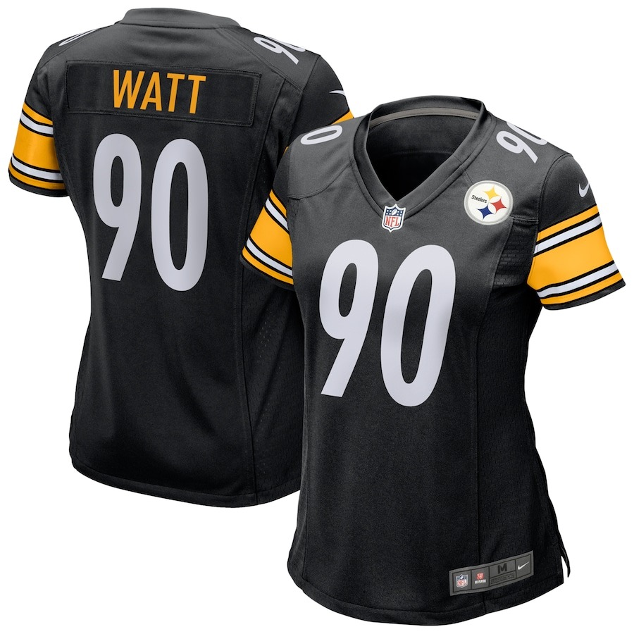 Women's Nike T.J. Watt Black Pittsburgh Steelers Game Jersey - Jersey