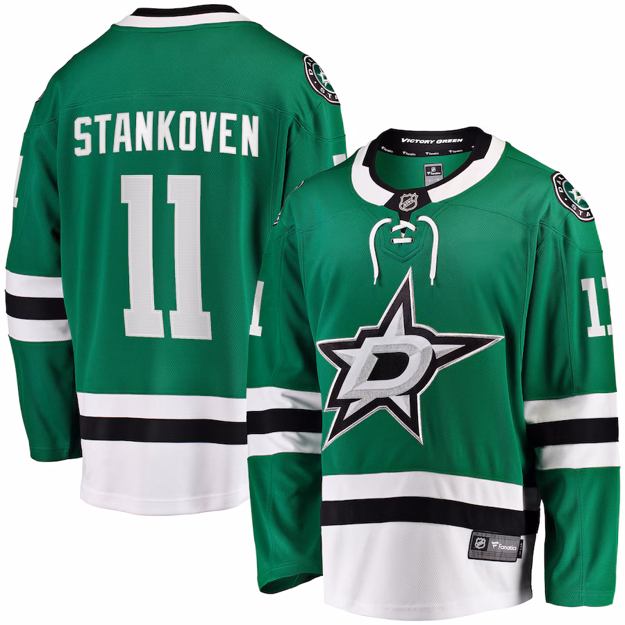 Men's Dallas Stars Logan Stankoven Fanatics Kelly Green Premier Breakaway Player Jersey - Jersey