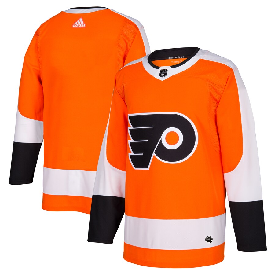 Men's Philadelphia Flyers adidas Orange Home Authentic Blank Jersey - Jersey