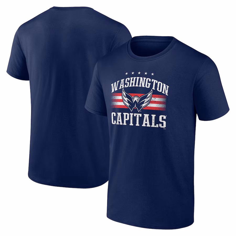 Men's Washington Capitals Navy Americana Team T-Shirt - Jersey