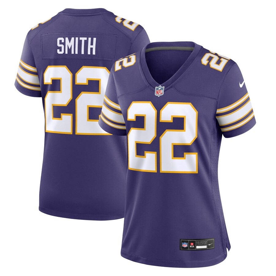 Women's Minnesota Vikings Harrison Smith Nike Purple Classic Player Game Jersey - Jersey