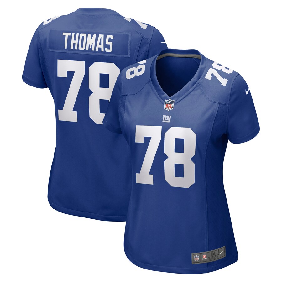 Women's New York Giants Andrew Thomas Nike Royal Game Jersey - Jersey