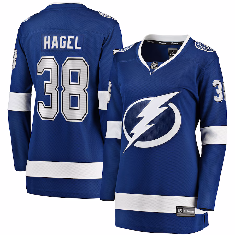 Women's Tampa Bay Lightning Brandon Hagel Fanatics Blue Home Breakaway Player Jersey - Jersey